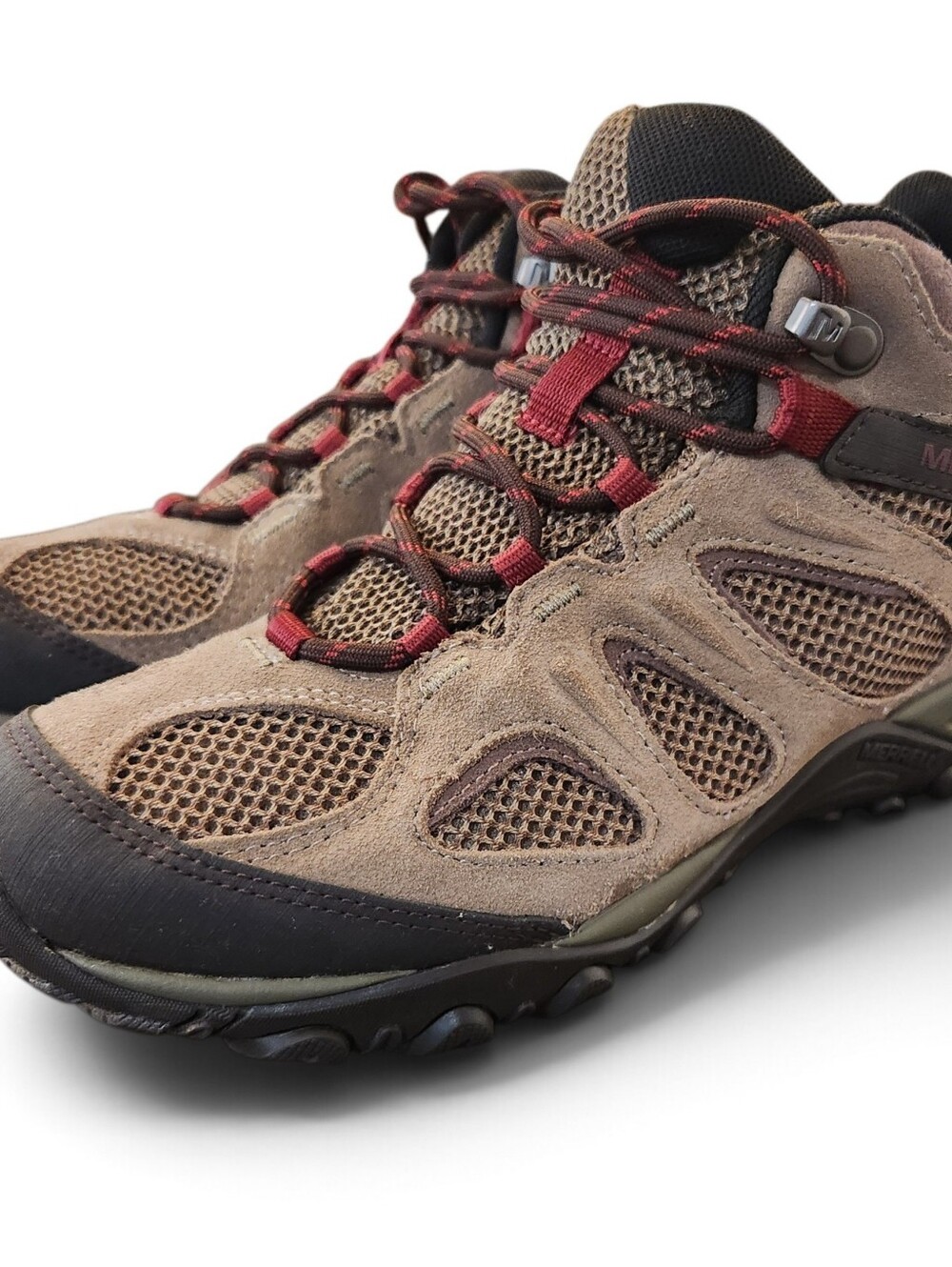 Merrell Yokota Mid Womens Size 8 Brown Waterproof Hiking Trail Shoe Boots J77388